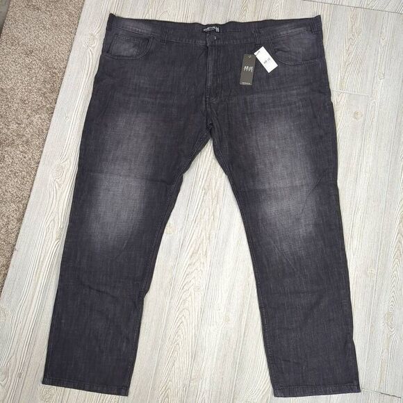 Brand New Arketype Men’s 54/33 Dark Blue Wash Casual 4 Pocket Jeans Straight Leg - Picture 1 of 7